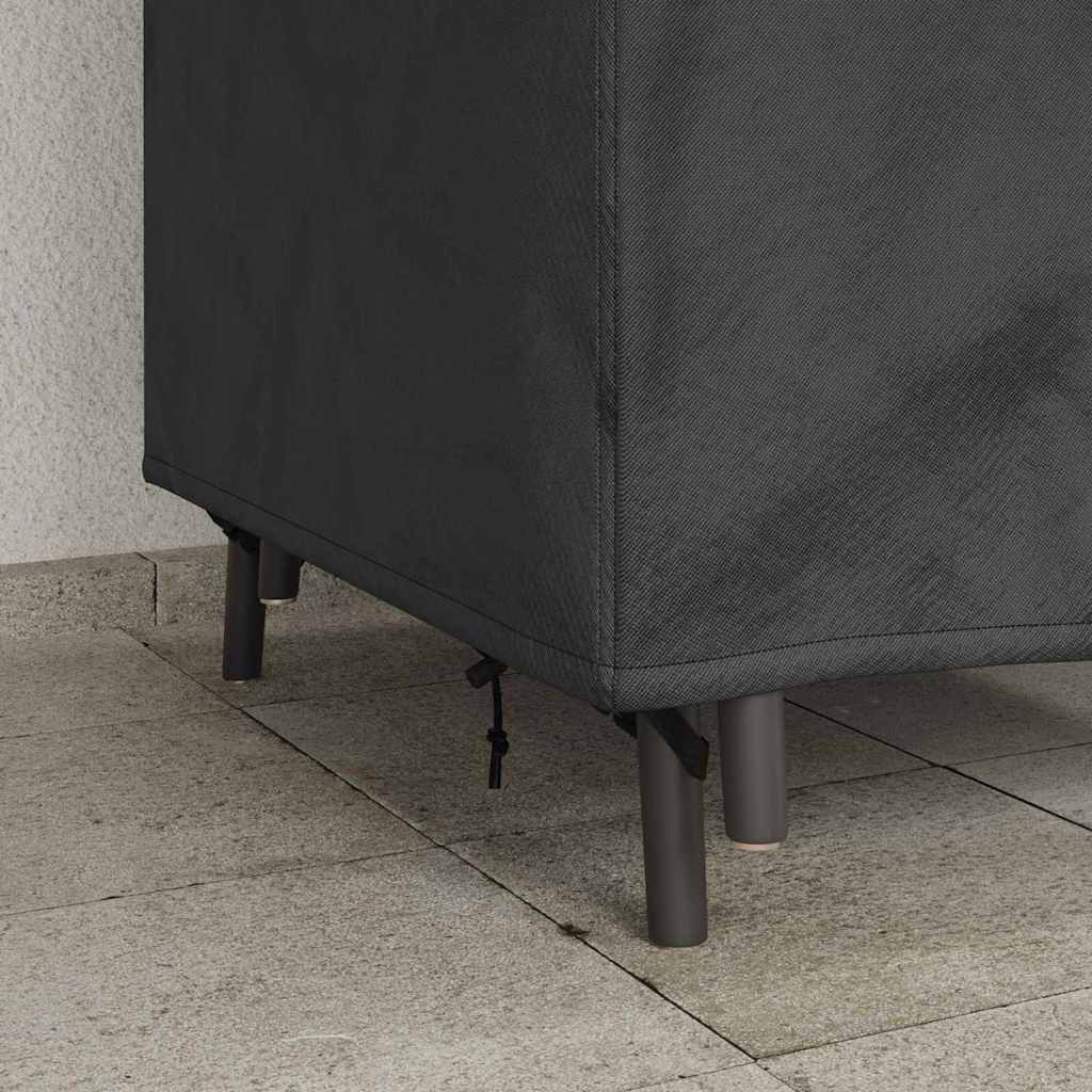 Garden Chair Cover Black 75 x 78 x 65 / 100 cm 600D fabric